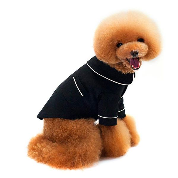 

new models pet clothing dog pajamas british style four seasons thin pajamas