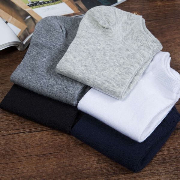 

spring and autumn pure color men's boat short casual sweat absorbing cotton, Black