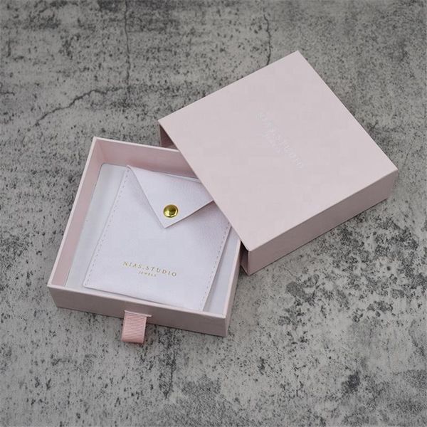 

jewelry pouches, bags wholesale 500pcs/lot pink paper boxes cardboard necklace earring gift drawer box, Pink;blue