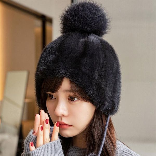 

wide brim hats 2021 winter hat female sweet temperament korean fashion wild warm pot, Blue;gray