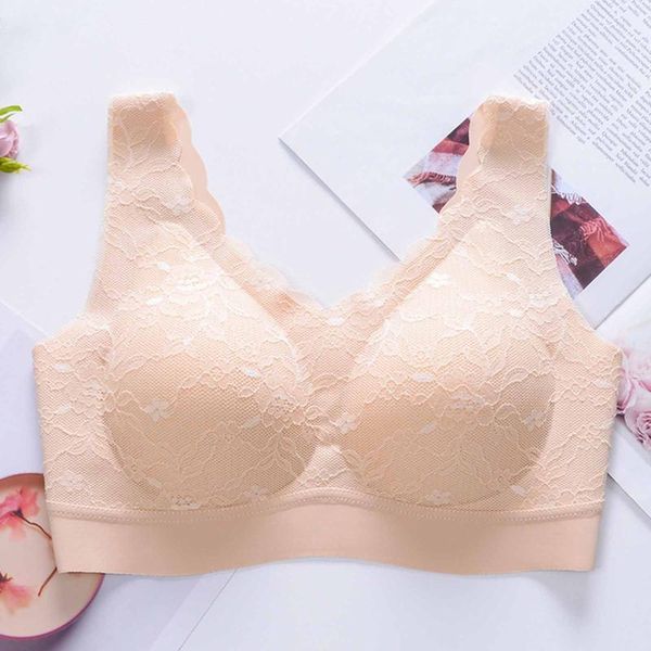 

bras underwear women seamless lace latex sports bra ladies summer comfortable breathable base ropa interior mujer bielizna damska, Red;black