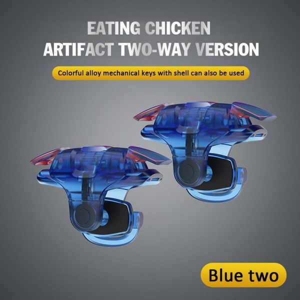 

game controllers & joysticks colorful metal phone gamepad joystick for pubg mobile l1 r1 shooter controller accessories universal phones