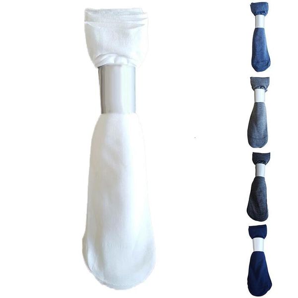 

10 pairs/set brain sweat comfortable needless breathing middle tube foot bathing calcetins high stretch socks, Black