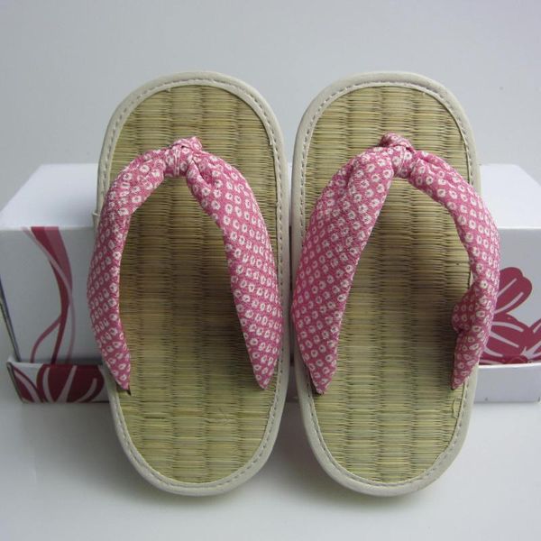

slipper cloth slippers children' herringbone japanese-style outdoor dual-use baby tx05, Black;grey