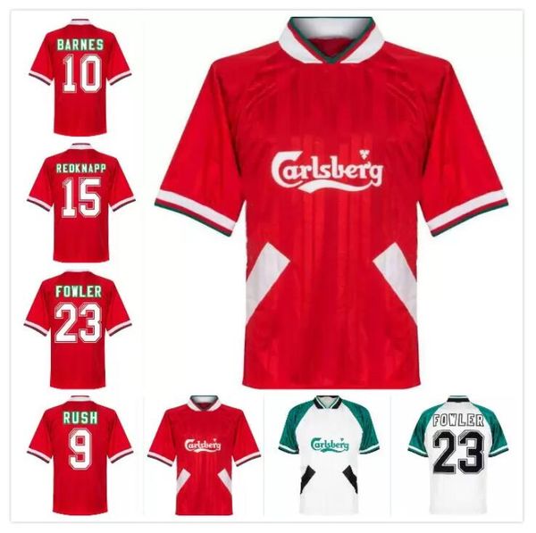 

1993 1995 barnes rush fowler torres mens retro soccer jerseys dalglish redknapp wright gerrard mascherano heskey home away short sleeve foot, Black;yellow