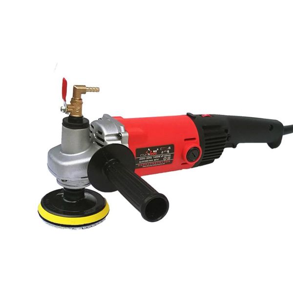

professiona electric drills polisher grinder 1400w marble granite wet stone sander hand water mill variable speed c/w 7 pcs polishing pad
