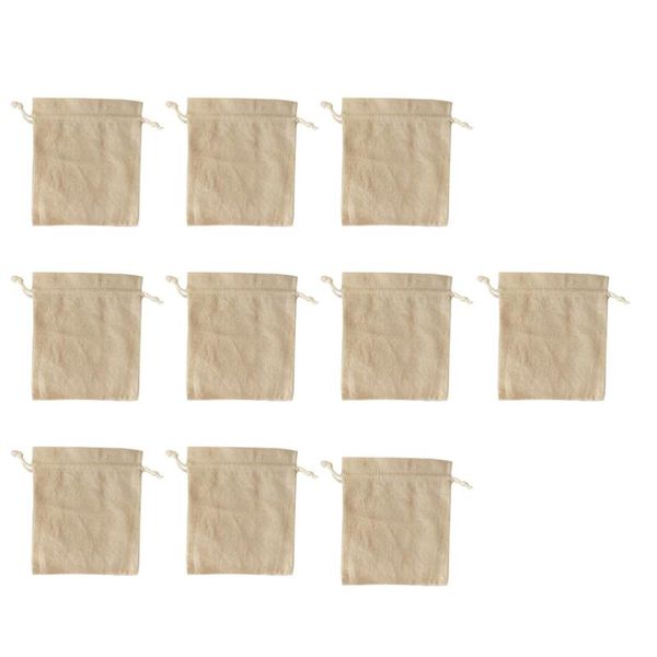 

gift wrap 10pcs household drawstring bags bread storage breakfast packing pouches