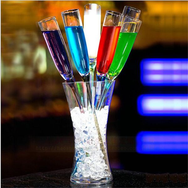 

hip flasks long foot creative beach glass color champagne cup set bar ktv special offer goblet a of six cups and base