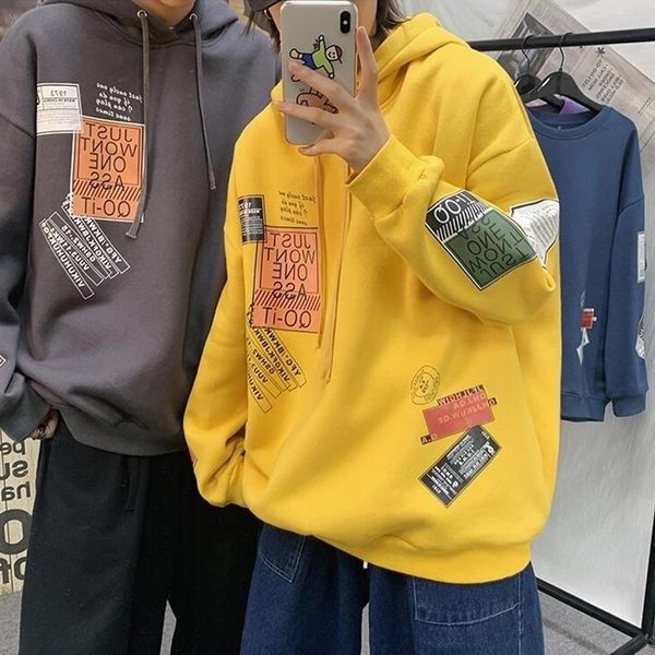 

privathinker autumn men oversized hoodies graphic printed men's pullovers japanese man casual hooded sweatshirts 5xl 201113, Black