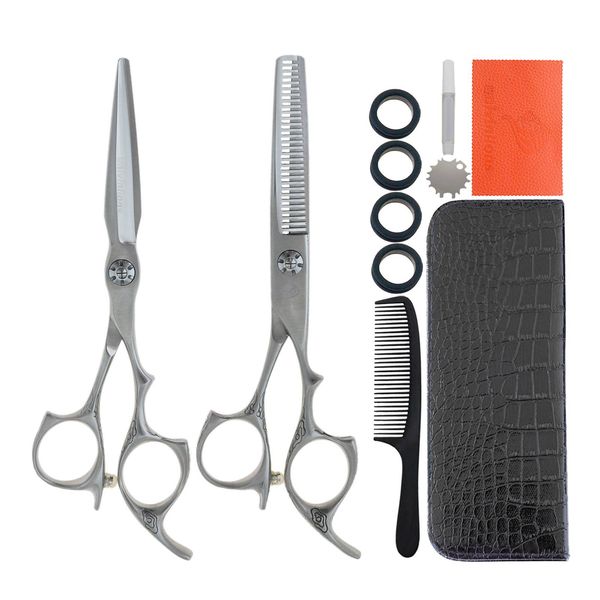 

univinlions 5.5 inch janpanese steel hairdressing scissors professional hair cutting scissors kit barbearia acessorios shears kit for home s