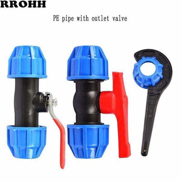 

watering equipments high-pressure pe pipe fittings quick-opening valve water switch quick-connect ball 4 points 6 to 1 inch