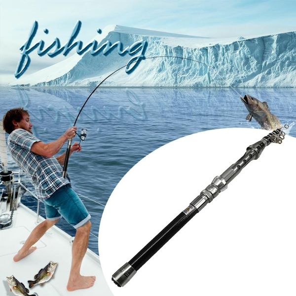 

practical carbon short fishing pole rod river lake fish sea accessories boat rods