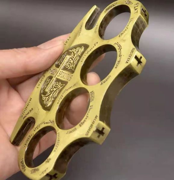 

glass fiber alloy finger tiger four finger self defense weapon iron hand brace aluminum alloy self defense equipment clasp569