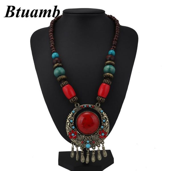 

btuamb boho beads water drop tassel necklaces, Golden;silver