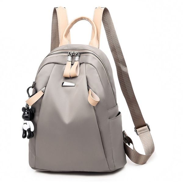 

knapsack student fashion leisure women shoulder bag canvas oxford backpack style handbag small schoolbag computer package a2033