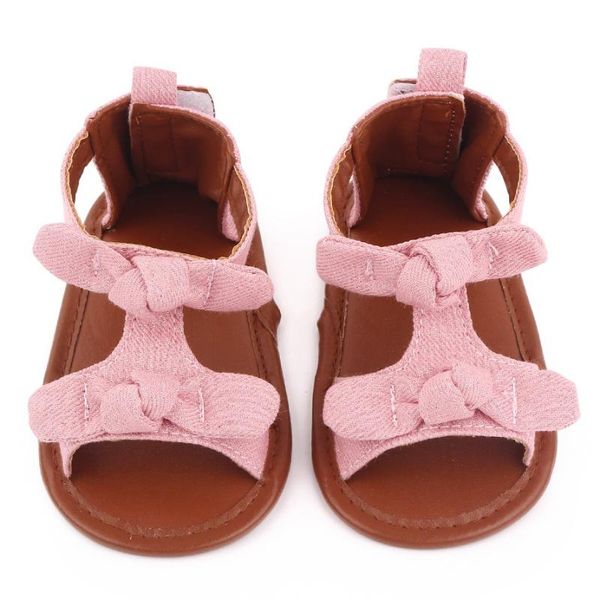

sandals baby canvas infant bowknot princess shoes solid cotton soft sole non-slip toddle kid 0-18m, Black;red