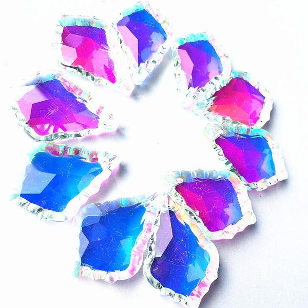 

chandelier crystal 10pcs/lot 38mm gorgeous clear ab crystals parts (rings) hanging christmas tree decoration