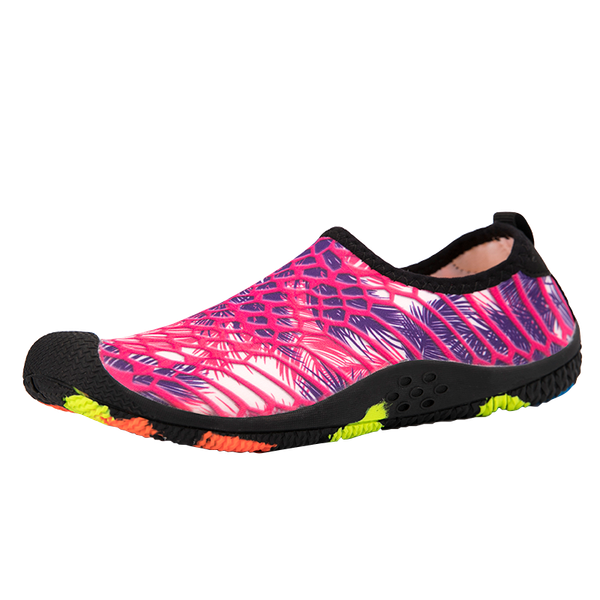 

slip-on stretch fabric beach swimming shoes women quick drying fitness gym sneakers men non-slip wading upstream shoes