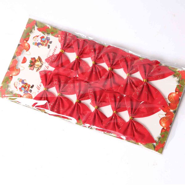 

bow red 12 christmas tree wreath pendant mini bow christmas ornament