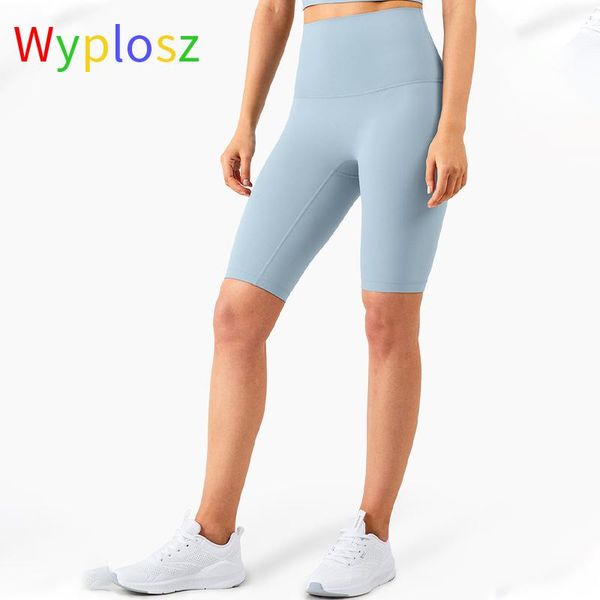 

wyplosz yoga shorts nude fitness jogger tights high waist sports fitness slim gym running shorts female sports push up 2021, White;red