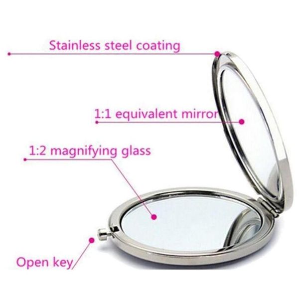 

mini pocket retro vintage style butterfly/flower/peacock makeup cosmetic pocket compact stainl jllzoh outbag2007