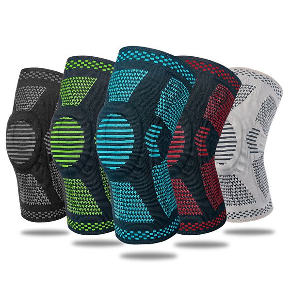 

[1 pair] knee brace, knee pads compression sleeve support with patella gel pad & side spring stabilizers, for running, meniscus tear, arthri, Black;gray