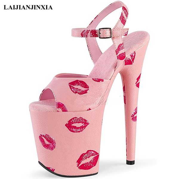 

sandals girl's cute high platform stripper heels open toe pole dance shoes women fetish party gothic models, Black