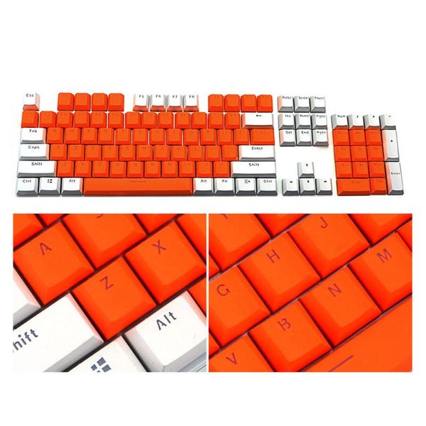 

keyboards pbt keycap for cherry mx keyboard switch translucent double s 104 keycaps key caps backlit drop