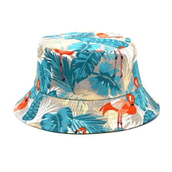 

berets printed bucket hat spring autumn hats travel sun men's panama fashion wholesale, Blue;gray