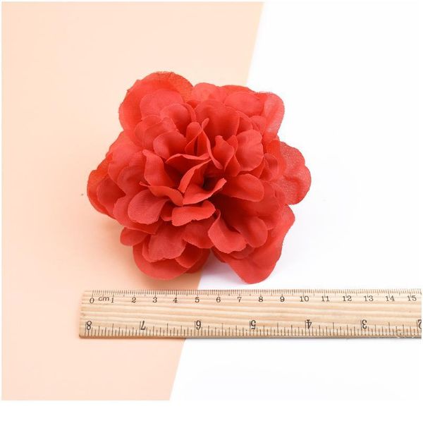 

3pcs silk peony head flower wall bridal accessories clearance christmas wreath wedding home decor diy gifts artificial qylmym