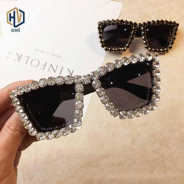 

eyeglasses square fashion white sunglasses black sun oversized rhinestone frame metal big decoration women glasses acrylic uv400 anbhs