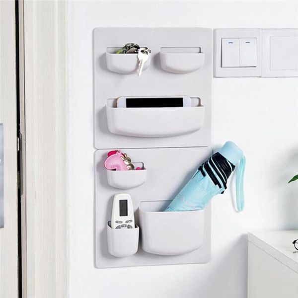 

hooks & rails household paste shelf kitchen bathroom refrigerator wall no hole hanging finishing rack storage tools