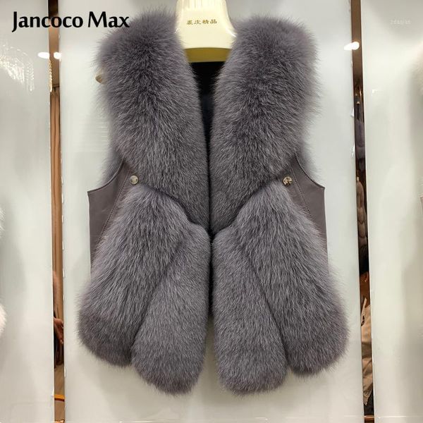 

women's fur & faux winter fashion gilets sleeveless jacket keep warm lady vest sheepskin s7905, Black