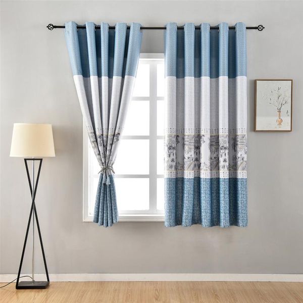 

curtain & drapes chinese style short curtains for living room bedroom soft hand feeling