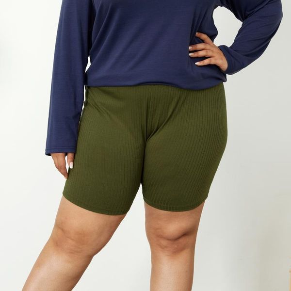 

maternity bottoms 2021 women plus size casual high waist shorts, White
