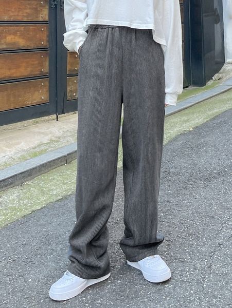 

dazy high waist slant pocket pants a7qb#, Black;white