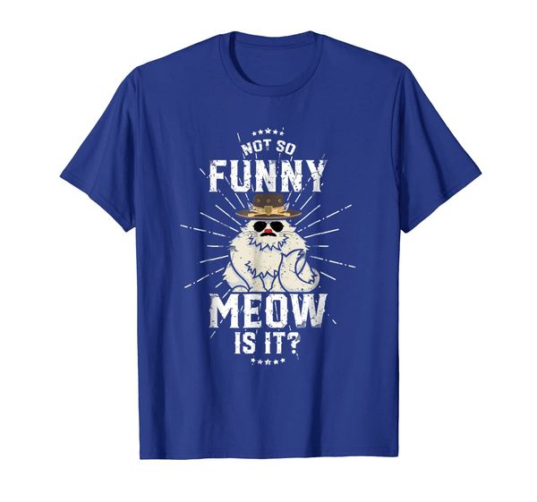 

not so funny meow state trooper t shirt, White;black