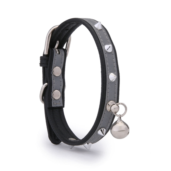 

cat collars & leads pet supplies collar leather soft dog with bell accessories