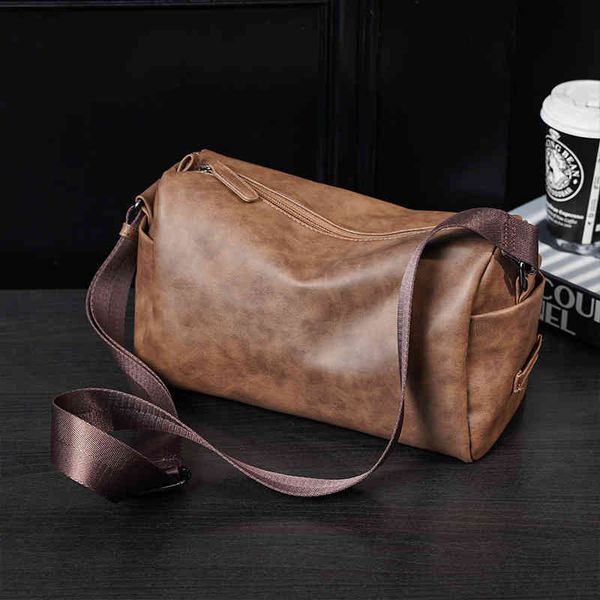 

duffel bags handbags style single shoulder men's leisure korean fashion slant span small backpack trendy men
