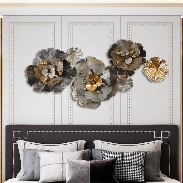

tapestries modern simple style home accessories iron metal hollow wall decoration sofa painting on the background clubhouse room decor