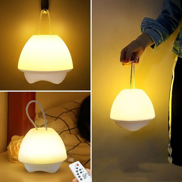 

night lights led creative light rechargeable remote control home maternal and infant breastfeeding eye care bedroom usb table lamp