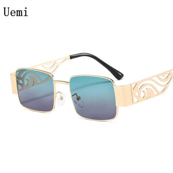 

sunglasses fashion modern square for women men vintage small hollow out matal frame retro luxury designer sun glasses uv400 eyew, White;black
