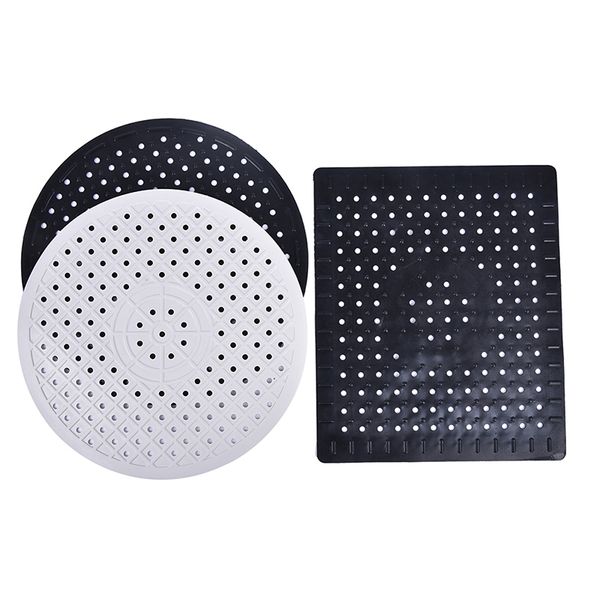 

multifunctional soft rubber table heat insulation kitchen bathroom protector sink mat dishes home quick drain drying anti slip