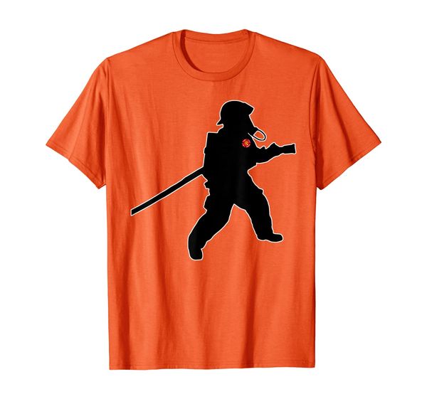 

Firefighter Silhouette Fire Hero Thin Red Line T-Shirt, Mainly pictures