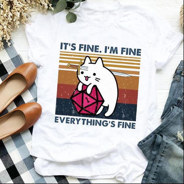 

women lady cat cartoon funny striped casual fall halloween print t tee womens tshirt female shirt clothes graphic t shirt, White