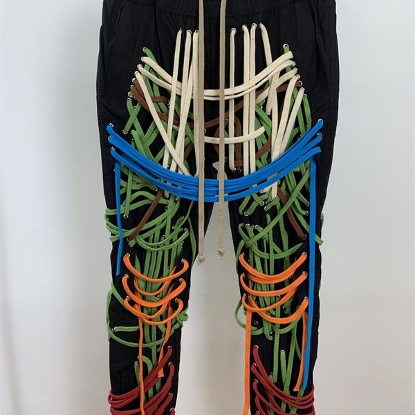 

2020 fall spring new fashion trousers male pure hand cotton rope loom car trousers elastic trousers male man jeans0li, Black