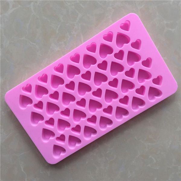 

cake tools diy silicone mold chocolate heart 55/56 lattices cookie tray candy