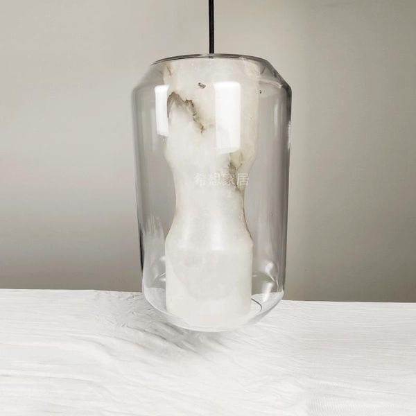 

pendant lamps nordic postmodern restaurant bar chandelier spanish natural marble bedside lamp e27 light spurce lighting fixture