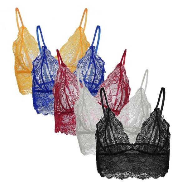 

2021 embroidery transparent bras set women plus size lingerie v-neck set ultra thin underwear bow brassiere bra g5, Red;black