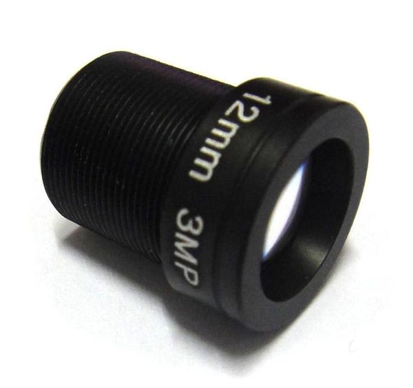 

x4pcs hd 1/2.5" 3mp 12mm 30 degrees angle ir board cctv lens m12 mtv for security ip camera